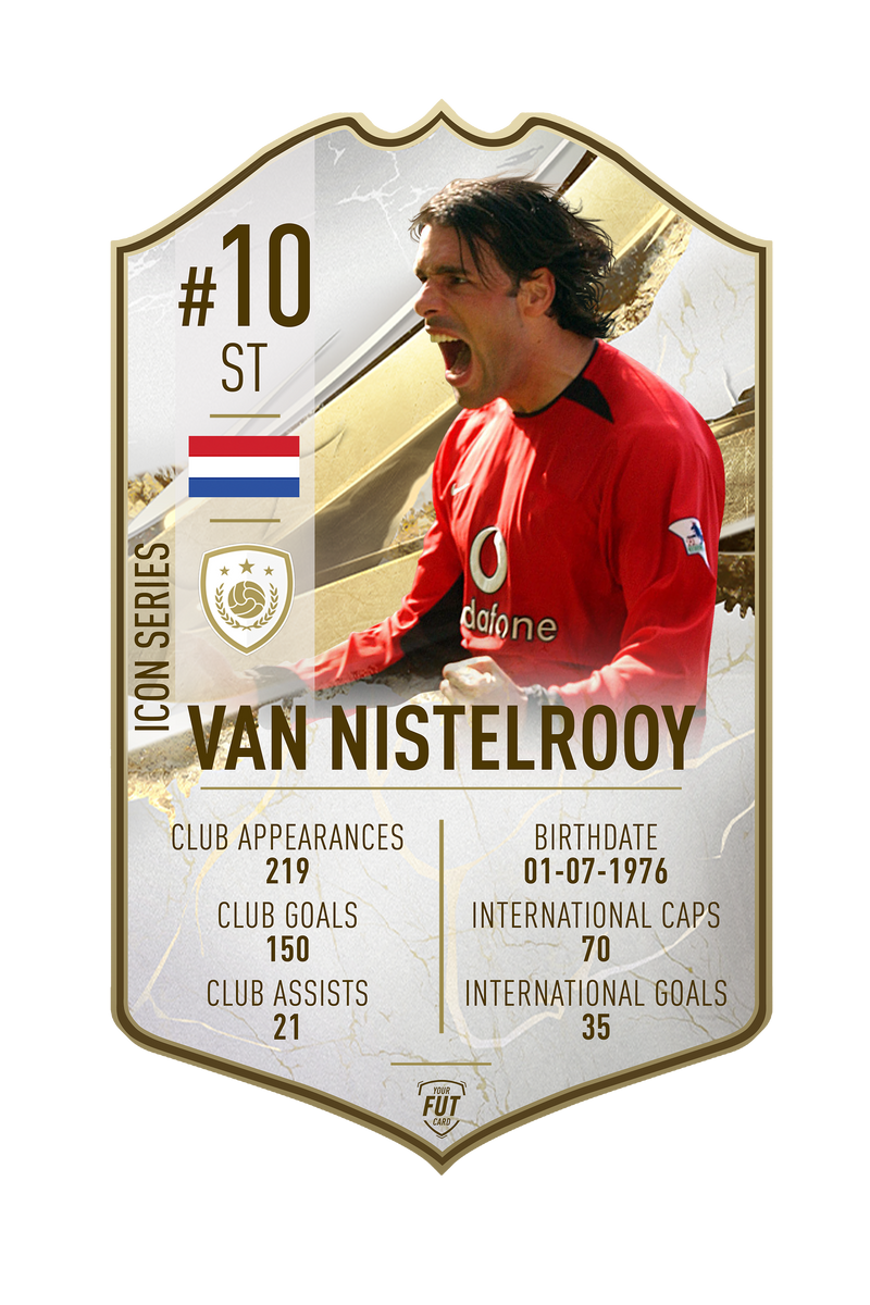 スポーツ選手 Ruud Van Nistelrooy Autograph 100枚限定 高知インター