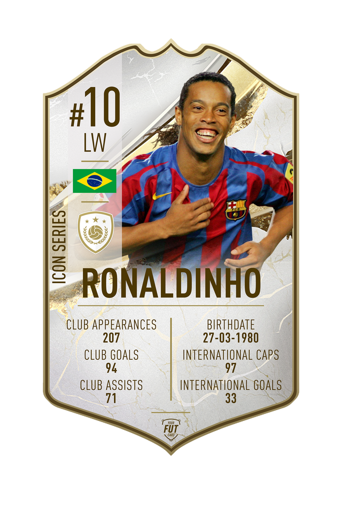 Ronaldinho icon cards : r/EASportsFC