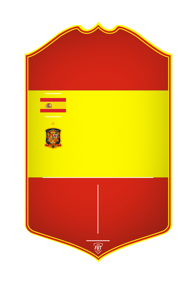 Fut Card with Spain nation background